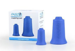 FASZIO® Cupping-Set vom BellaBambi beinhaltet einen Cup local und einen Cup allround